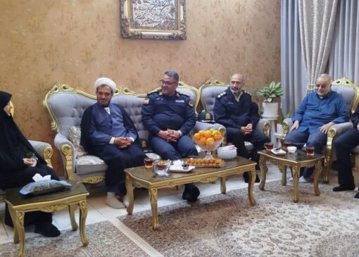 گرامیداشت روز مادر توسط فرمانده انتظامی نیشابور از خانواده شهید سردار احمدرضا رحمتی