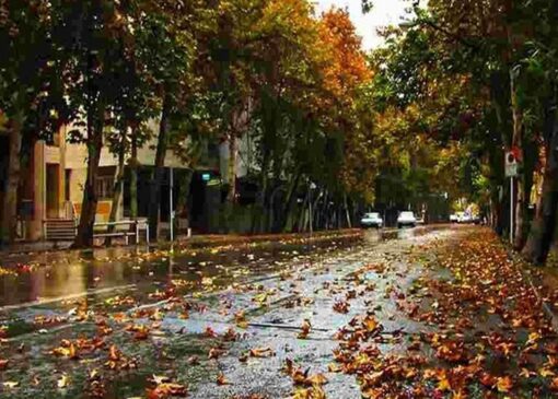 بارش ترنم باران در آسمان بابل + فیلم