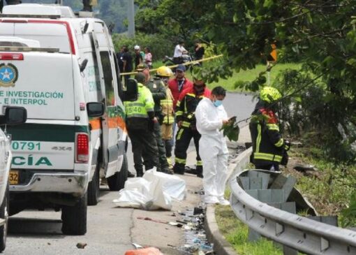 ۱۷ کشته در تصادف اتوبوس مدرسه در کلمبیا