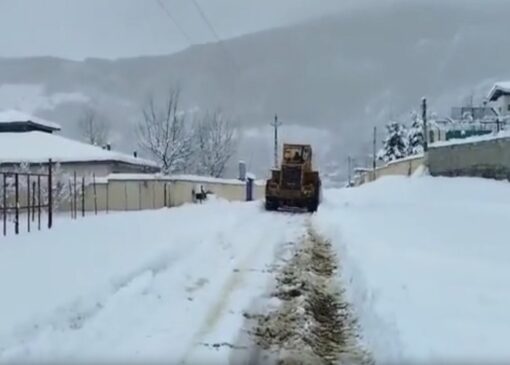 بیشترین بارش برف گیلان در اشکورات رودسر+ فیلم