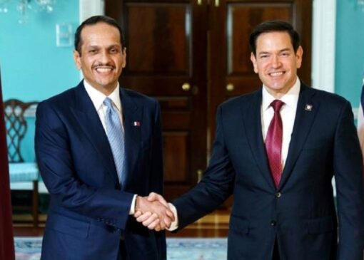 دیدار روبیو با نخست وزیر قطر در پی تلاش‌ها برای آغاز مرحله دوم آتش‌بس غزه