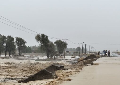 انسداد راه‌های ارتباطی برخی روستاها در شهرستان قلعه گنج