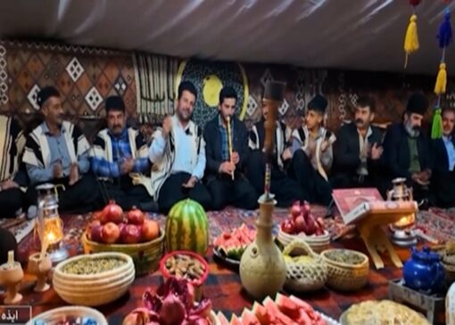 گرمای شب چله در سیاه چادرهای بختیاری + فیلم