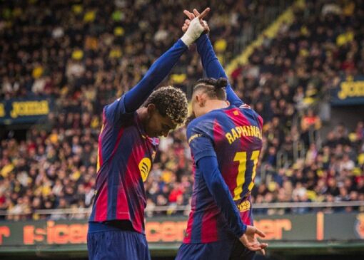 ویارئال ۰-۲ بارسلونا/ غرق کردن زیردریایی زرد، آخرین سکانس سال ۲۰۲۵ آبی اناری‌ها + فیلم