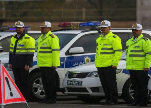 رزمایش طرح زمستانی پلیس راه در گیلان + تصاویر