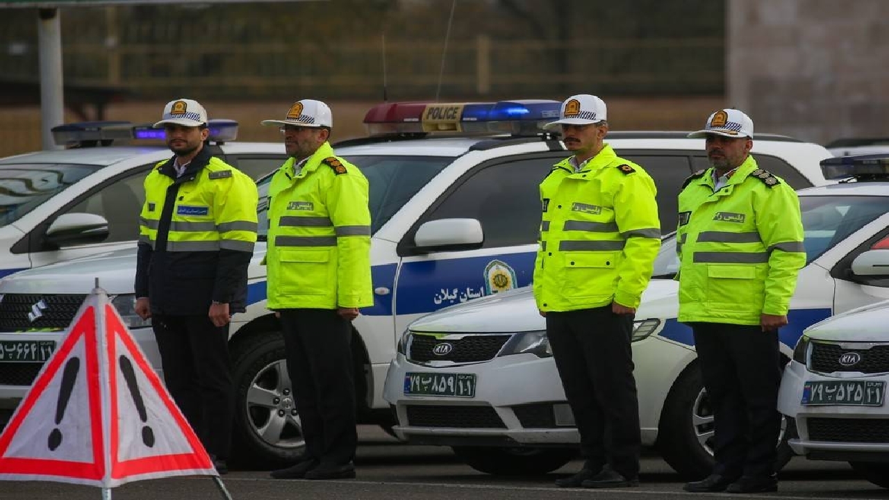 رزمایش طرح زمستانی پلیس راه در گیلان + تصاویر