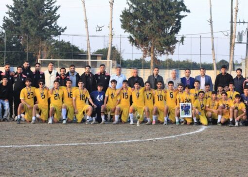 سرود قهرمانی دانش فریدونکنار در لیگ برتر فوتبال زیر ۱۷ سال مازندران