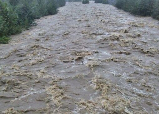 فیلمی از طغیان رودخانه فصلی بخش جغین رودان