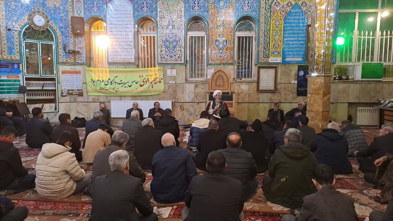 برگزاری مراسم ۹ دی در خوی به روایت تصاویر