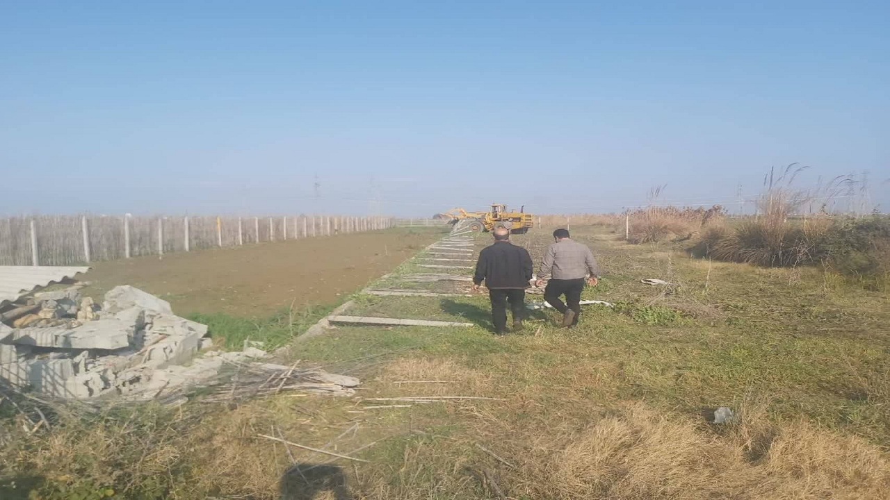 جلوگیری از تغییر کاربری ۲۵ هزار مترمربع زمین‌های کشاورزی در کردکوی