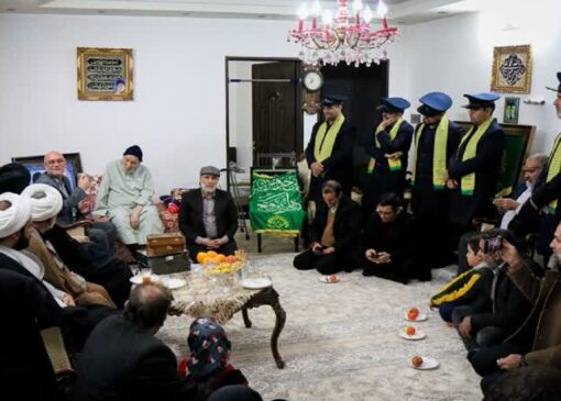 تکریم اهالی رسانه قم از پدر و مادر شهیدان محرابیان