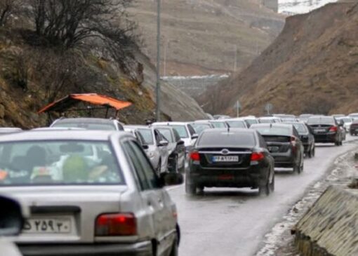 ترافیک سنگین در چالوس و هراز/ انسداد ۶ محور شریانی و غیر شریانی