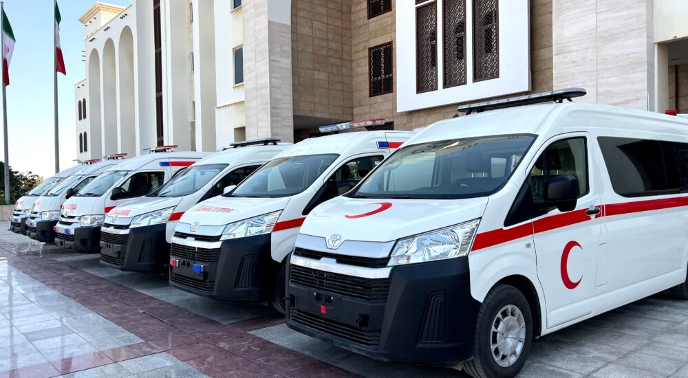 تحویل ۶ آمبولانس جدید به ناوگان اورژانس هرمزگان