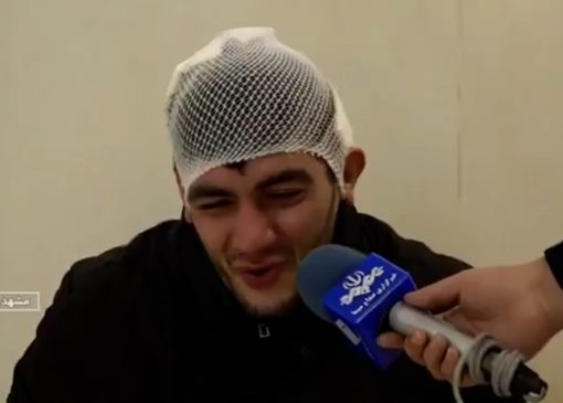 حمله اغتشاشگران به یک پیک موتوری در مشهد + فیلم