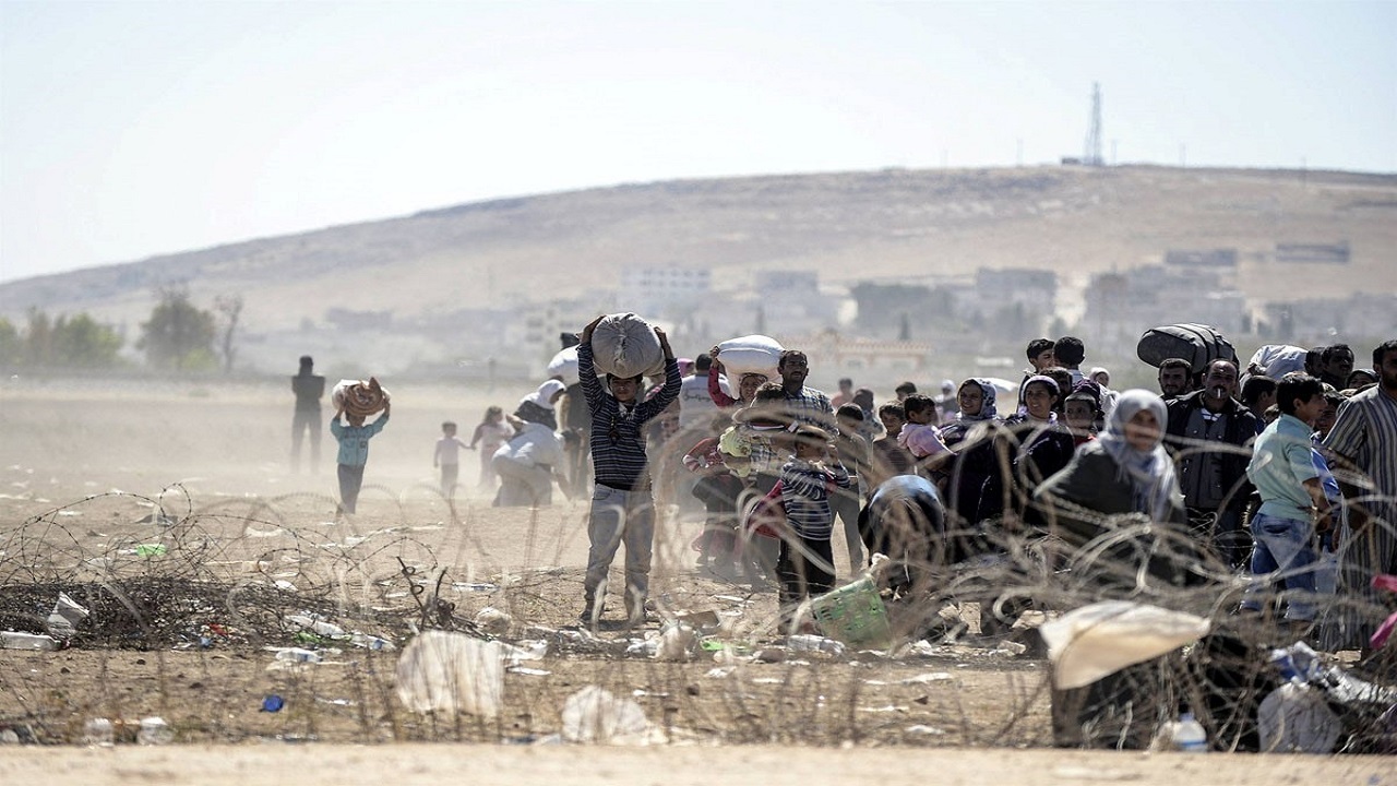 شمار آوارگان در مناطق کردنشین سوریه به ۳۵۰ هزار نفر رسید