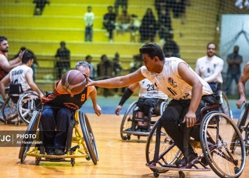 مسابقات لیگ ملی بسکتبال با ویلچر جانبازان و توان یابان در یزد