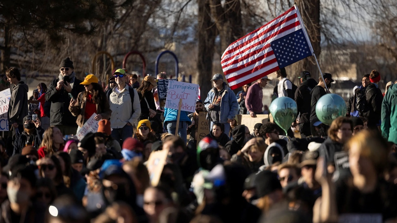 موج جدید اعتراضات علیه پلیس مهاجرت در لس‌آنجلس + فیلم