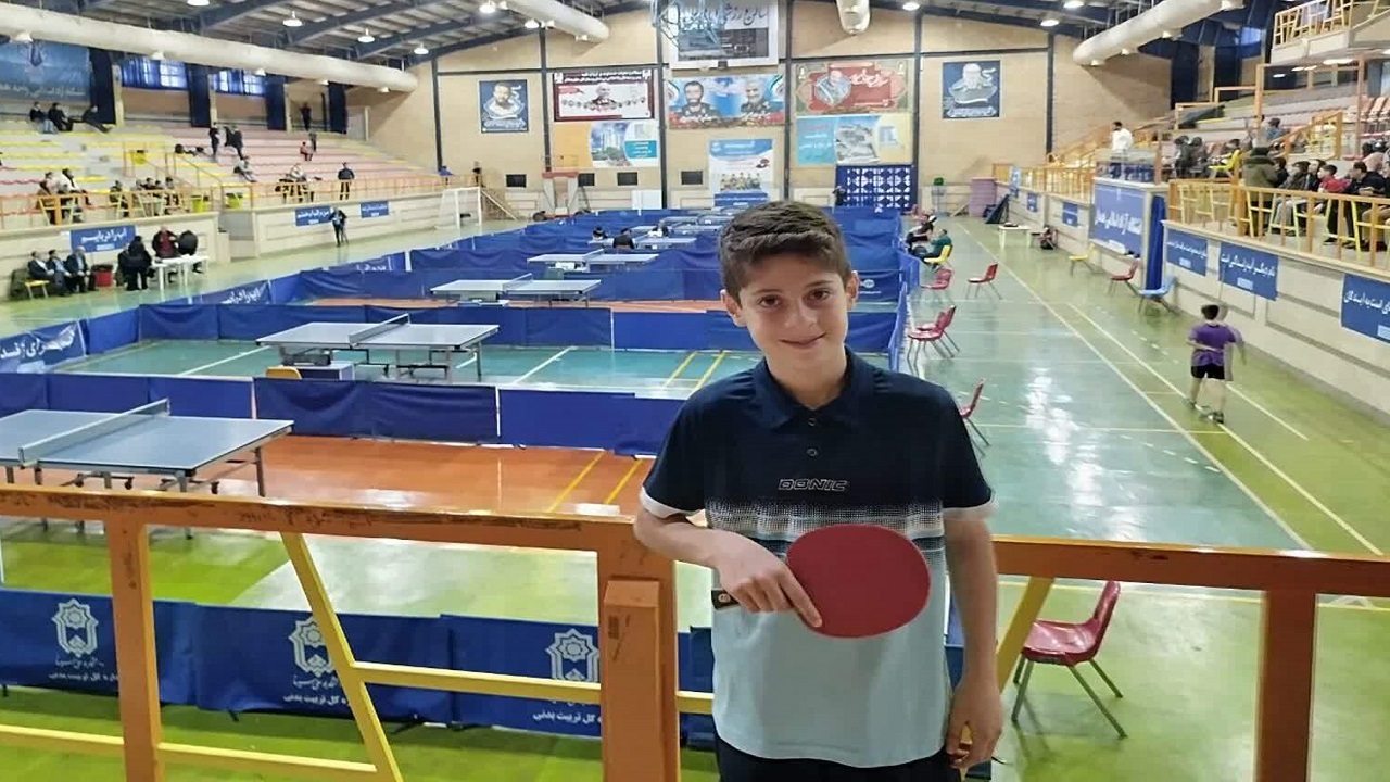 دعوت از نونهال قمی به اردوی تیم ملی تنیس روی میز